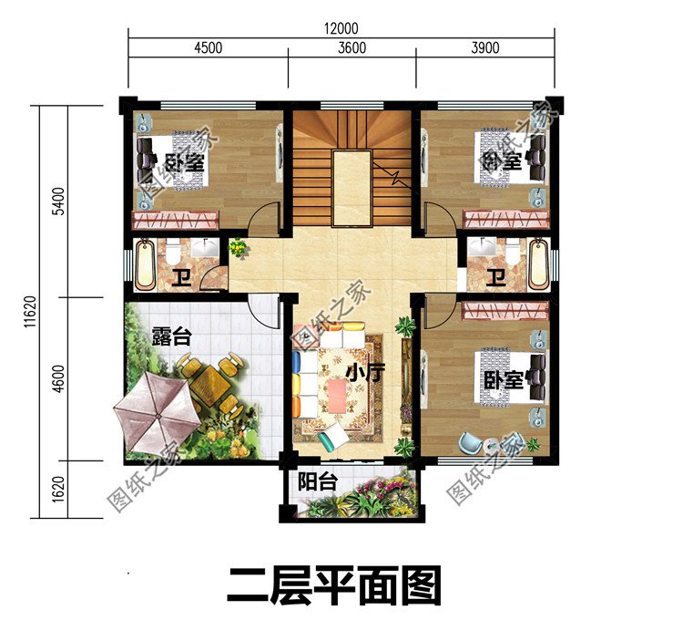 農(nóng)村三間二層最新設(shè)計法